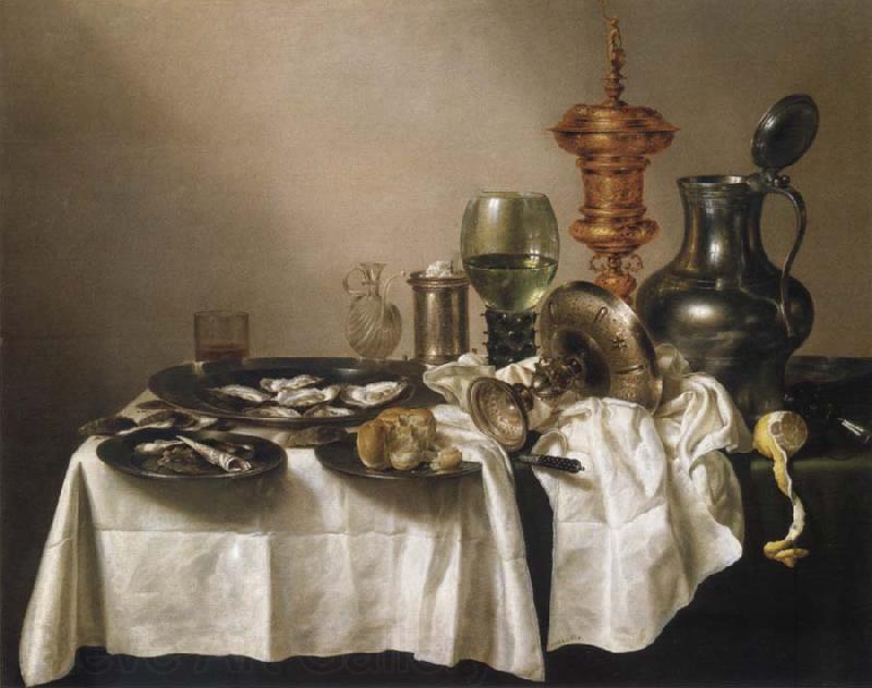 Willem Claesz Heda Style life with gilded cup Spain oil painting art